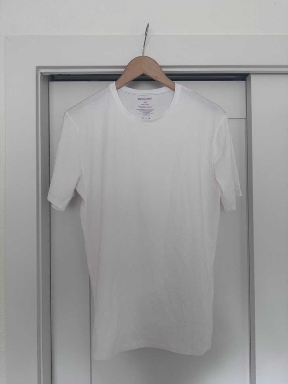 Tommy John Cool Cotton‎ White Crewneck Tee